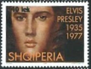 Elvis Presley, overprinted