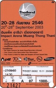 Tennis Thailand Open 2003