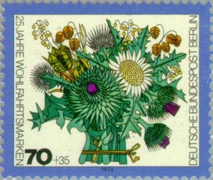Berlin (West) 556-559 (complete.issue) Fine Used/cancelled 1977 Welfare