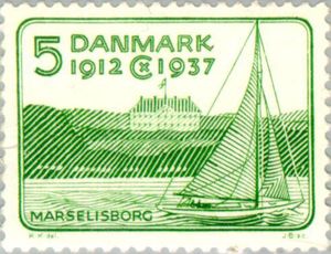 Marselisborg Castle & "Rita" (King's yacht)