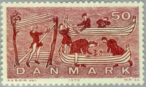 Viking shipbuilding, from Bayeux tapestry