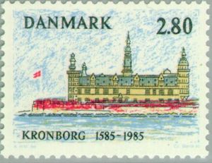 Stamp: Kronborg Castle (Denmark(Anniversaries and Events