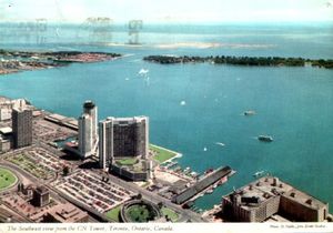 Toronto. Looking southeast from the CN Tower