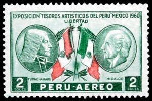 Flags, Tupac Amaru and Miguel Hidalgo y Costilla