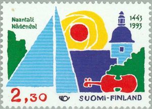 Norden, Tourism, Townscape of Naantali (stylized)