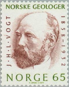 Johan Herman Lie Vogt, (1858-1932) geologist & petrographer