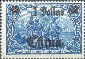 Overprint on "Germania"