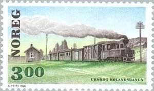 Steam train, Urskog-Holand line