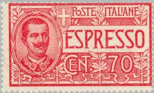 Express - Vittorio Emanuele III (1869-1947) - Floral Type