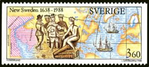 Colonists and Indians Trading