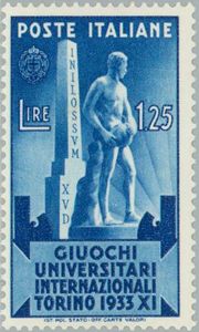 Mussolini and the Stele Statue