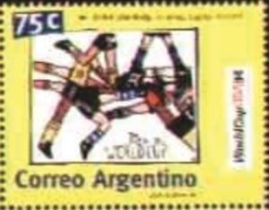 Children painting of WC USA '94