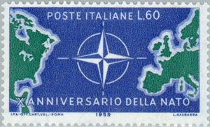 NATO Emblem and Map
