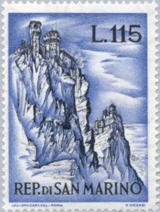 Citadel on mount Titano