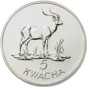 5 Kwacha (Conservation - Kafue Lechwe)