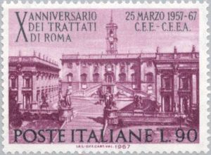 Square of Campidoglio in Rome