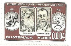 Samuel Morse and Justo R. Barrios (Communications Pioneer)