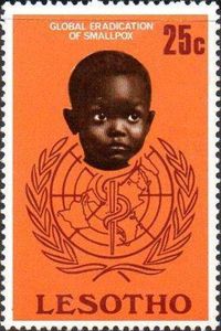 Child’s head and WHO emblem