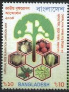 Fruit, stylized tree