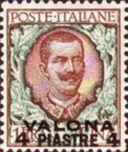 Italy Stamps Overprint "VALONA"