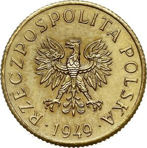 コイン: 1 Grosz (PRÓBA) (ポーランド(1949~1952 - The Republic after