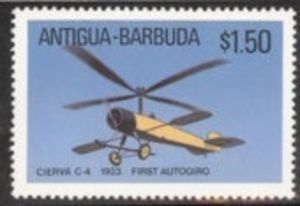 Cierva C-4 (first autogyro), 1923