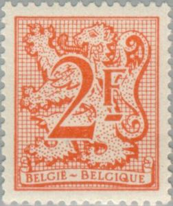 Number on Heraldic Lion and Pennant