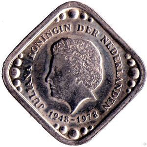 5 Cents (30th Anniversary of Queen Juliana)