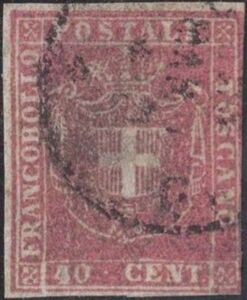 Stamp: Provisional Government - Coat of Arms (TuscanySn:IT-TO 21,Sg:IT ...