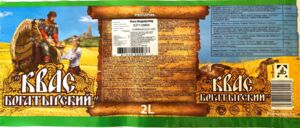 Drink Label: Kvas Bogatyrskiy (Obolon brewery, UkraineCol:UA-KVASS-000014