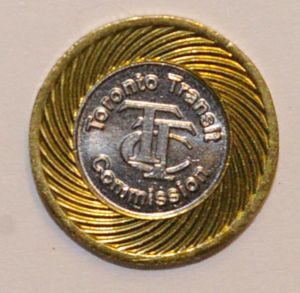 Toronto Token Ficha: Toronto Transit Commission (Canadá(Transport Tokens) Col:CA-000071