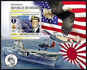 邮票: 80th Anniversary of the Battle of Midway (多哥(80th Anniversary of ...