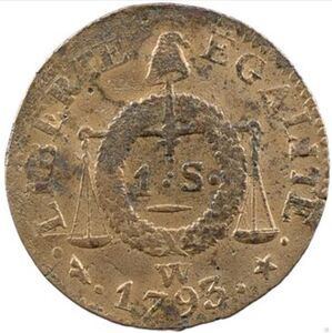 1 Sol (Republic. Scales - W - Lille)