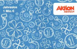 Geschenkkarte: Jahreslos 1 Mio. € (Aktion Mensch, Deutschland