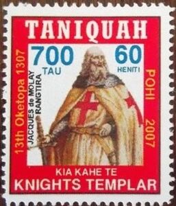 Stamp: Jacques de Molay (c.1240-1314) (New Zealand: Cinderella Stamps