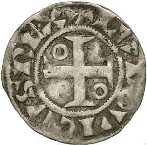 1 Denier (Louis VII - Mantes. No date)