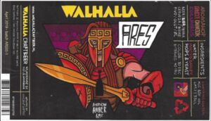 Drink Label: Walhalla Ares American Amber (Walhalla Craft Beer ...