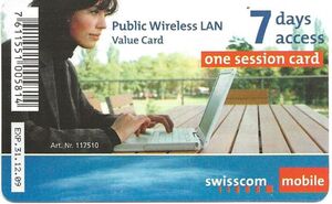 Value Card - one session