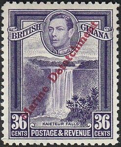 Kaieteur Falls. Marine Detachment overprint