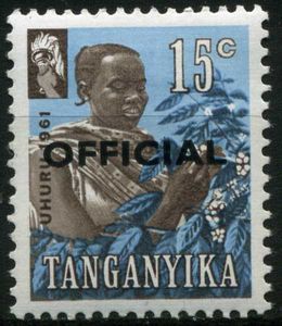 Tanganyika - Overprint