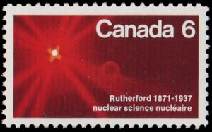Stamp: Birth Centenary of Lord Rutherford (1871-1937) (CanadaSn:CA 534i ...