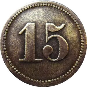 15 Pfennig (Weimarischer Hof)