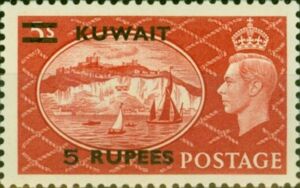 Stamps of Britain, overprinted in black