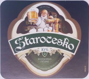 Drink Label: Starocesko Svetle Pivo Vycapne (Pivovar Poprad /closed ...