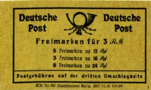 Booklet-1st Allied Control Council Issue