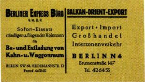 Booklet-1st Allied Control Council Issue