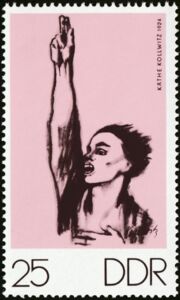 Stamp: Never Again War, Käthe Kollwitz (Germany, Democratic Republic
