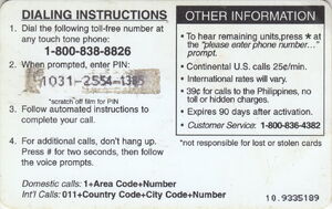 Touchlink Phonecard - Kalayaan