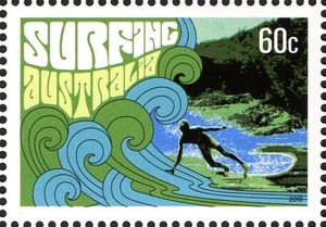 Poster of Surfer and Shore