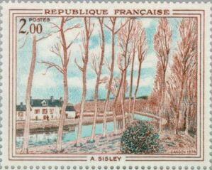 ARPHILA 75 "Canal du Loing" by Alfred Sisley